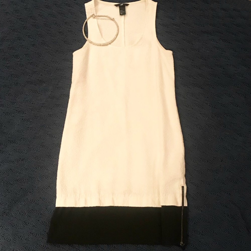 H&M Black and White dress